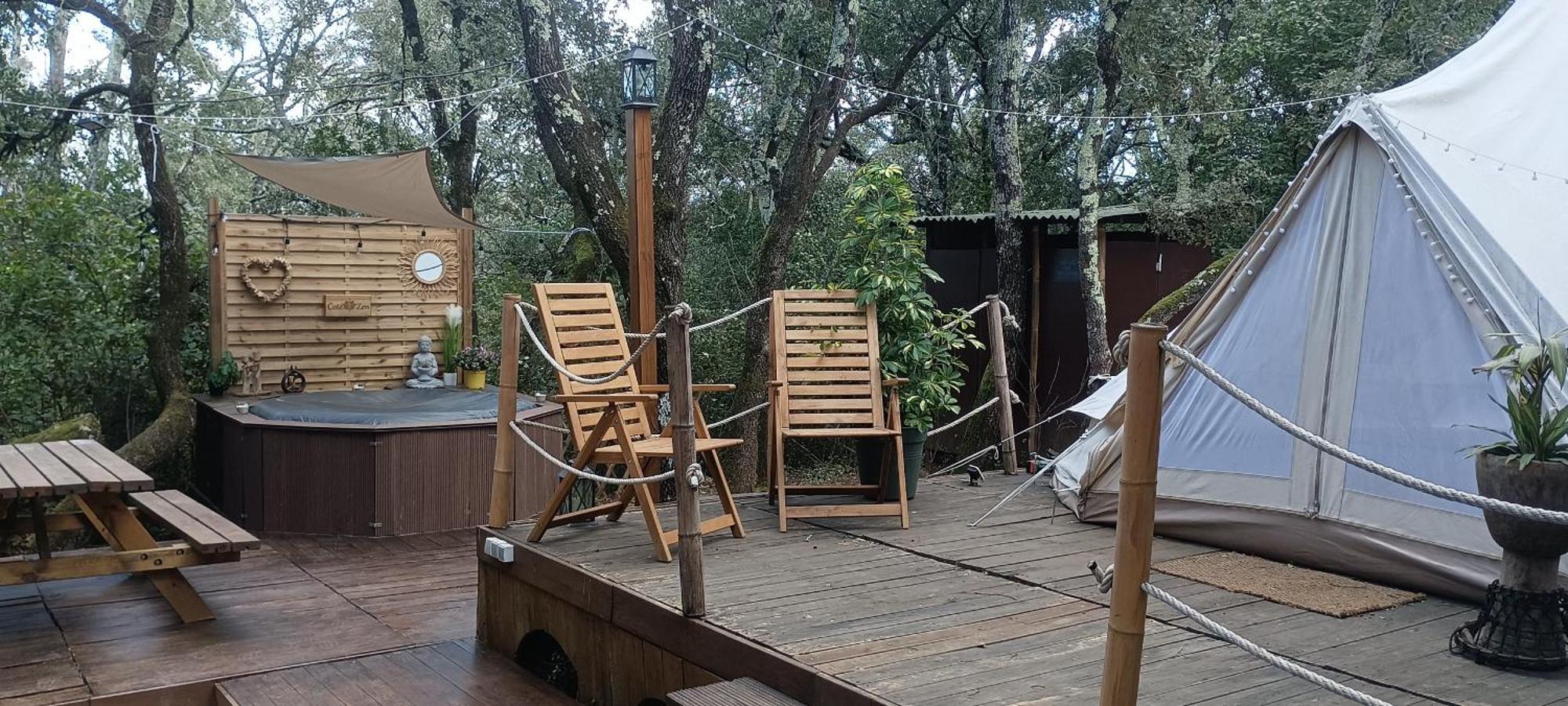 Evasion En Pleine Nature, Tipi Insolite Et Jacuzzi Au Pont Du Gard ! Vers Pont du Gard Ngoại thất bức ảnh